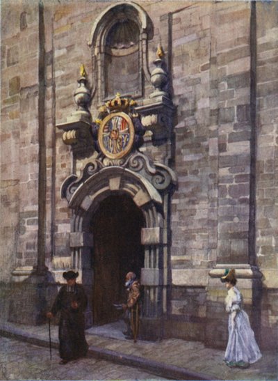 مدخل كنيسة الكرمليات القديمة ، بروكسل بواسطة بعد أميدي فوريستير